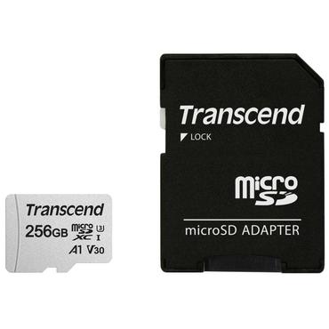 Памет Transcend 256GB microSD UHS-I U1 (with adapter)