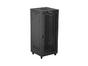 Комуникационен шкаф Lanberg rack cabinet 19' free-standing 37U/600X800 (FLAT PACK) with mesh door LCD black