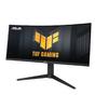 Монитор Asus TUF Gaming VG34VQL3A Curved Gaming, 34 ' WQHD (3440 x 1440), 180Hz, 1500R, Curved design, Extreme Low Motion Blur, Freesync Premium Pro, 1ms (GTG),125% sRGB, DisplayHDR 400 , DisplayWidget, Black