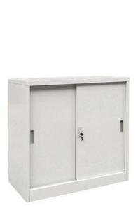 Шкаф метален с плъзгащи врати 90/40/90