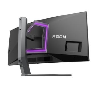 Монитор AOC AG346UCD, 34' Curved 1800R QD-OLED, 3440x1440@175Hz, 0.03msGtG, 1000 cd/m2, 1.5M:1, 80M:1DCR, Adaptive Sync, FlickerFree, Low Blue Light, 8Wx2, Tilt, Height Adjust, Swivel, 2xHDMI, DP, USB hub