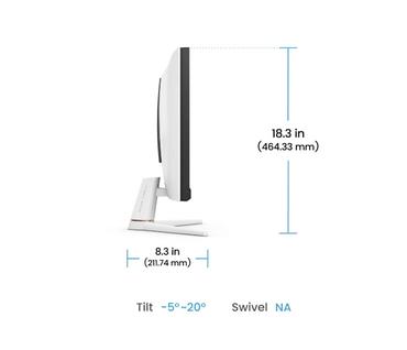 Монитор BenQ MOBIUZ EX271, 27', IPS, 180Hz, 1ms, 1920x1080 FHD, HDR400, Gaming Monitor, Color Vibrance, Light Tuner, FreeSync, Compatible with all Console (PS5 Xbox Switch Steam Deck), B.I.+, LBL, 400 nits, 1000:1, HDMI, DP, Speaker 2.5W x2,  6kg. WHITE