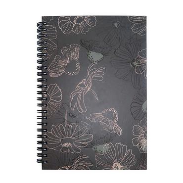 Комплект бележници със спирала DESIGNS -сив