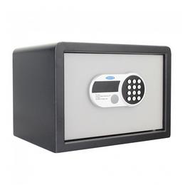 Затворен метален сейф UNS TRL1 - затворен, сив, с ел. заключване
