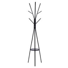 Закачалка за дрехи MALA- снимка отпред, черен цвят