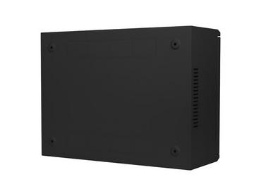 Комуникационен шкаф Lanberg rack cabinet 19' wall-mount 4U+3u/540x200 low-profile black (assembled)