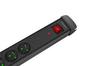Разклонител Lanberg surge protector sp1 1.5m 5x french outlets black