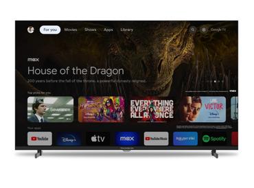 Телевизор Thomson 43' UHD Google TV; 3840 x 2160 (4K UHD), 5000:1, DLED, 60 Hz, Dolby Audio, Google Cast, DVB-T/T2/C/S/S2, HDR10,  Wi-Fi, Bluetooth, LAN, HDMI 2 (2.0) + 2 (2.1), USB 2 (2.0) + 1 (3.0), AV IN, Side Feet, Black