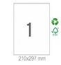 Рециклирани етикети 210x297 1 бр.