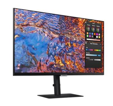 Монитор Samsung 27B800 , 27' IPS LED, 60 Hz, 5 ms GTG, 3840x2160, 300 cd/m2, Flicker Free, PBP, PIP, USB-C 90W, 3xUSB 3.0, Display Port 1.4, 2xHDMI 2.2, Black