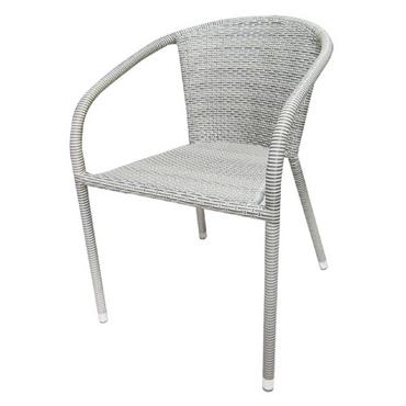 Ратанов стол ВЕСЕЛА- сив цвят ратан