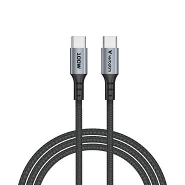 Кабел Verbatim Sync & Charge USB C to USB C 100W 120 cm