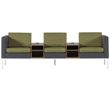 Посетителска пейка VALENTE три места