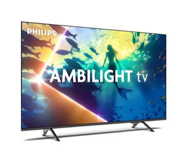 Телевизор Philips 65PUS8010/12, 65' 4K UHD LED, 3840x2160p, DVB-T/T2/T2-HD/C/S/S2, 60Hz, Ambilight 3, Pixel Precise UHD, HDR+, Titan OS, Dolby Atmos & DTS:X, 3*HDMI, 2*USB, VRR, 802.11ac, BT 5.2, 20W RMS, Black
