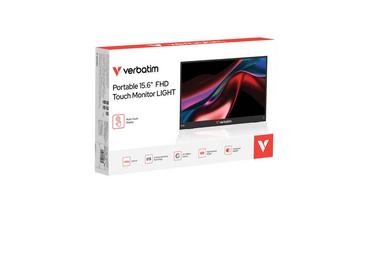 Монитор Verbatim Portable 15.6' Touch Monitor LIGHT