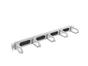 Аксесоар Lanberg 19' cable management AK-1203-S brush panel 5 rings- type b 1U, grey
