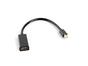Адаптер Lanberg adapter display port mini (m) -> HDMI (f), 20cm cable, black