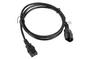 Кабел Lanberg extension power supply cable IEC 320 C13 -> C14 1.8m VDE, black