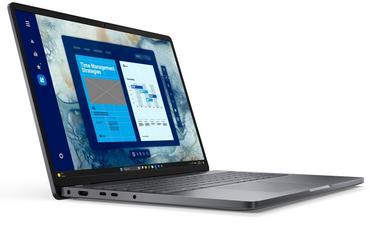 Лаптоп Dell Pro 16 PC16250, Intel 5 120U (10 cores, up to 5.0 GHz), 16' FHD+(1920x1200) 300nits AG, 16 GB: 1x16 GB, DDR5, 5600 MT/s, 512 GB SSD, Intel Graphics, FHD HDR IR Cam and Mic, Wi-Fi 6E, FPR, Backlit Kb, Win11 Pro, Magnetite, 3Y PS