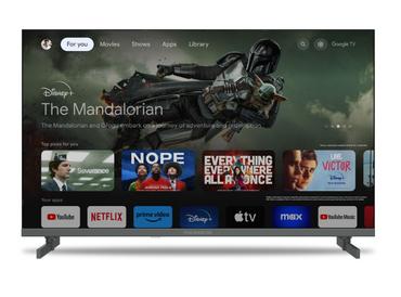 Телевизор Thomson 50' QLED Google TV; 3840 x 2160 (4K UHD), QLED, 60 Hz, DVB-T/T2/C/S/S2, HDR10, Wi-Fi, Bluetooth, LAN, HDMI 2 (2.0) + 2 (2.1), USB 2 (2.0) + 1 (3.0), Side Feet, Dark gray