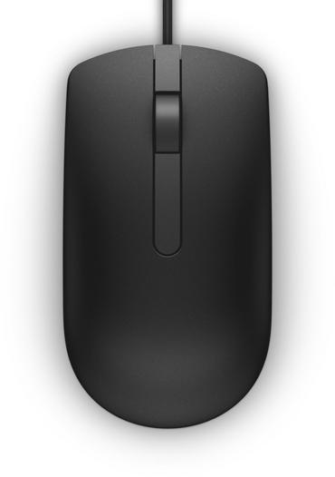 Мишка Dell MS116 Optical Mouse Black