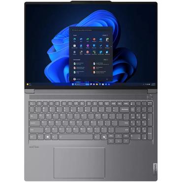 Лаптоп Lenovo ThinkBook 16p G5 Intel Core i7-14650HX (up to 5.2GHz, 30MB), 32GB(16+16) DDR5 5600MHz, 1TB SSD, 16' WQXGA (2560x1600) IPS AG, Color Calibration, Backlit KB, Storm Grey, WLAN, BT, FPR, DOS, 3Y Onsite
