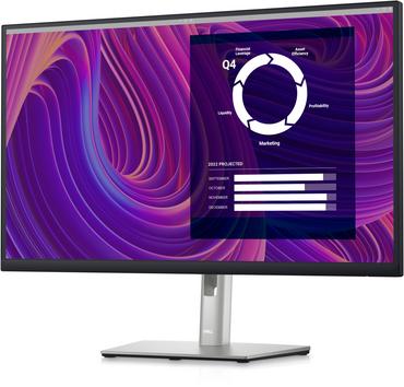 Монитор Dell P2723D, 27' Wide LED AG IPS Panel, 5ms, 1000:1, 350 cd/m2, 2560x1440, 99% Srgb, HDMI, DP, USB 3.2 Gen 1 hub, ComfortView, Height, Pivot, Swivel, tilt, Black