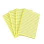 Самозалепващи листчета 150х100мм на редове жълт пастел