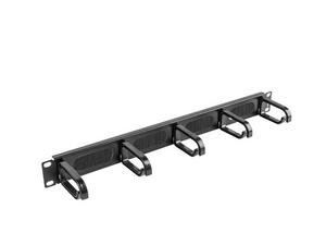 Аксесоар Lanberg 19' cable management AK-1203-B brush panel 5 rings- type b 1U, black