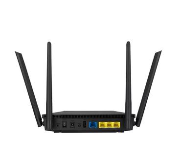 Рутер Asus Wireless Router,RT-AX1800U, AX1800, Dual-Band, Dual-Core 1.3GHz CPU, 128MB/256MB, Gigabit, Instant Guard, Traditional QoS, VPN server/client, IPTV, OFDMA, Beamforming, AiMesh,Black
