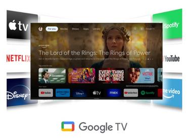 Телевизор Thomson 43' UHD Google TV; 3840 x 2160 (4K UHD), 5000:1, DLED, 60 Hz, Dolby Audio, Google Cast, DVB-T/T2/C/S/S2, HDR10,  Wi-Fi, Bluetooth, LAN, HDMI 2 (2.0) + 2 (2.1), USB 2 (2.0) + 1 (3.0), AV IN, Hotel mode, Side Feet, White