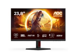 Монитор AOC Q24G4RE, 23.8' Fast IPS WLED, 2560x1440@180Hz, 1ms GtG, 0.5ms MPRT, 300cd m2, 1000:1, 80M:1 DCR, Adaptive Sync, FlickerFree, Low Blue Light, Tilt, HDMI, DP