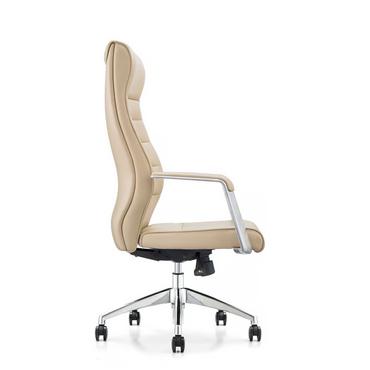 Директорски стол GIZEM -бежов цвят, сниман отстрани