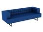 Диван триместен ГОРУБЛЕ FRE 03 - сниман в цял ръст, тъмно син на цвят