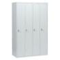 Метален гардероб BTL с 4 отделения 183х113х50 см-сниман отпред