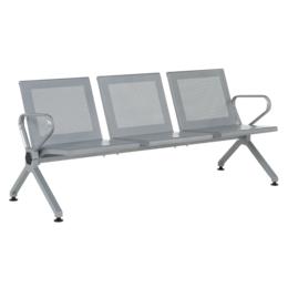 Посетителска пейка BTL 39- триместна, сива