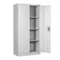 Метален гардероб KP с 6 отделения 185х90х45 см - сниман отстрани, дясна врата отворена, празен