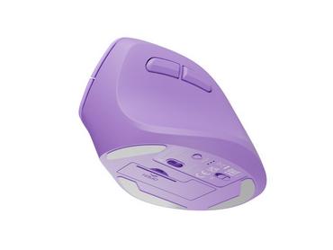 Мишка Natec Vertical Mouse Crake 2 Wireless, 2400DPI Bluetooth 5.2 + 2.4 GHz Pure Lavender