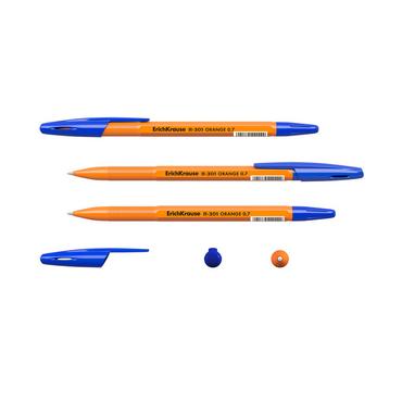 Химикалка R301 Еrich Krause Orange синя