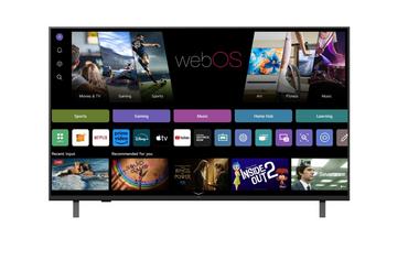 Телевизор LG 50UA75003LA, 50' 4K UltraHD TV 4K (3840x2160), DVB-T2/C/S2, webOS 25 Smart, ThinQ AI, Alpha 7 AI Processor, WiFi, HDR10 pro, HLG, ALLM/HGiG, 4K Upscaling, AI Sound pro, Multiple View, HDMI eARC, LAN, USB, Bluetooth, Google Cast, 2 Pole Stand,