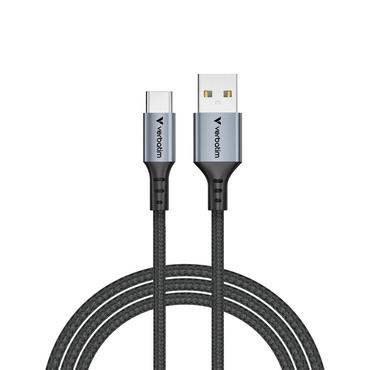 Кабел Verbatim Sync & Charge USB-A to USB-C 18W 120 cm