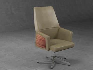 Посетителски стол КАЙМАКЧАЛАН LND 03- детайли от дърво на подлакътниците