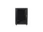 Комуникационен шкаф Lanberg rack cabinet 19' free-standing 15U/600x800 (flat pack) black