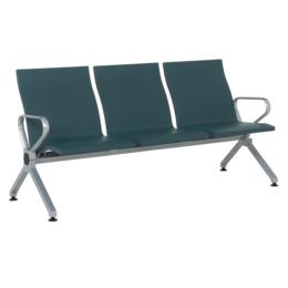 Посетителска пейка BTL 40- триместа, снимка отстрани