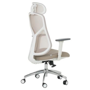 Директорски стол АНГЕЛА-сниман отзад, цвят бежов