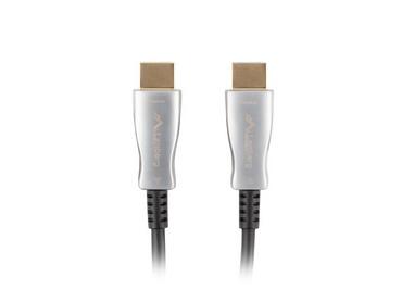 Кабел Lanberg HDMI M/M v2.0 cable 50m optical black aoc