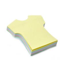 Самозалепващи листчета 76х76мм тениска неон