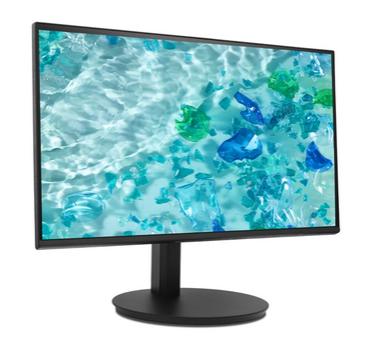 Монитор Acer Vero CB242YGbmiprx, 23.8' FHD(1920x1080)IPS, ZeroFrame 120Hz Adaptive Sync, 1ms(VRB), 100M:1, 250nits, VGA, HDMI, DP, Speakers, Audio In/Out, Ergostand, EnergyStar, EPEAT Gold, Energy Efficiency Class B, Black, 3Y