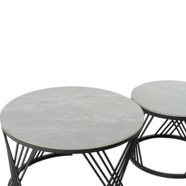 Холна маса БЕЛОСЛАВА- основа от праховобоядисан метал