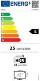 Телевизор Sharp 32GF2265E, 32' LED GOOGLE TV, HD 1366x768, Frameless, DVB-T/T2/C/S/S2, Active Motion 400, Speaker 2x8W, Dolby Digital, DTS HD, HDR10, Google Assistant, Google Cast, 2xHDMI, 3.5mm Headphone jack / line-out, USB, Wi-Fi, Bluetooth, LAN, Mini 